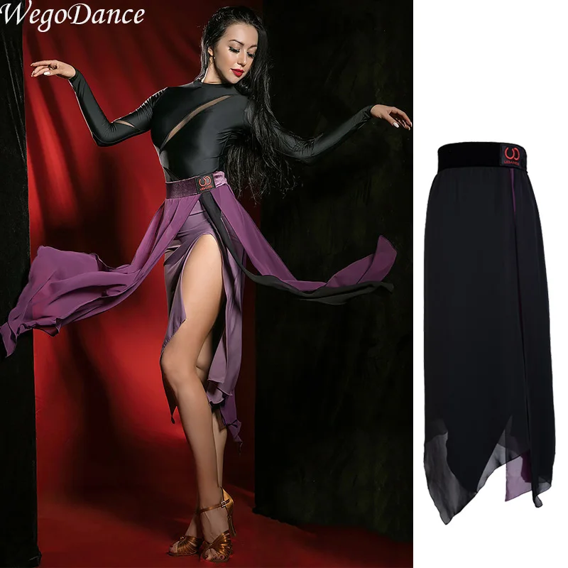 Buy new sexy Latin dance dress new irregular skirts