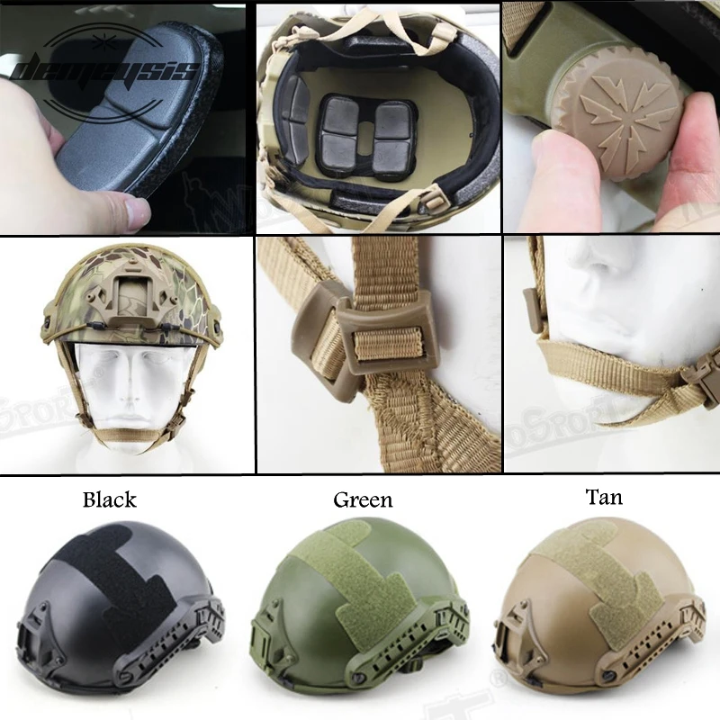 Полупокрытый Тактический шлем для спорта на открытом воздухе скалолазание