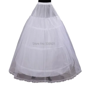 Cheap Price Hot Sale 2 layer 3 Hoop Elastic Waist Bridal Gown Drawstring Dress Petticoat Underskirt Crinoline Wedding Dress