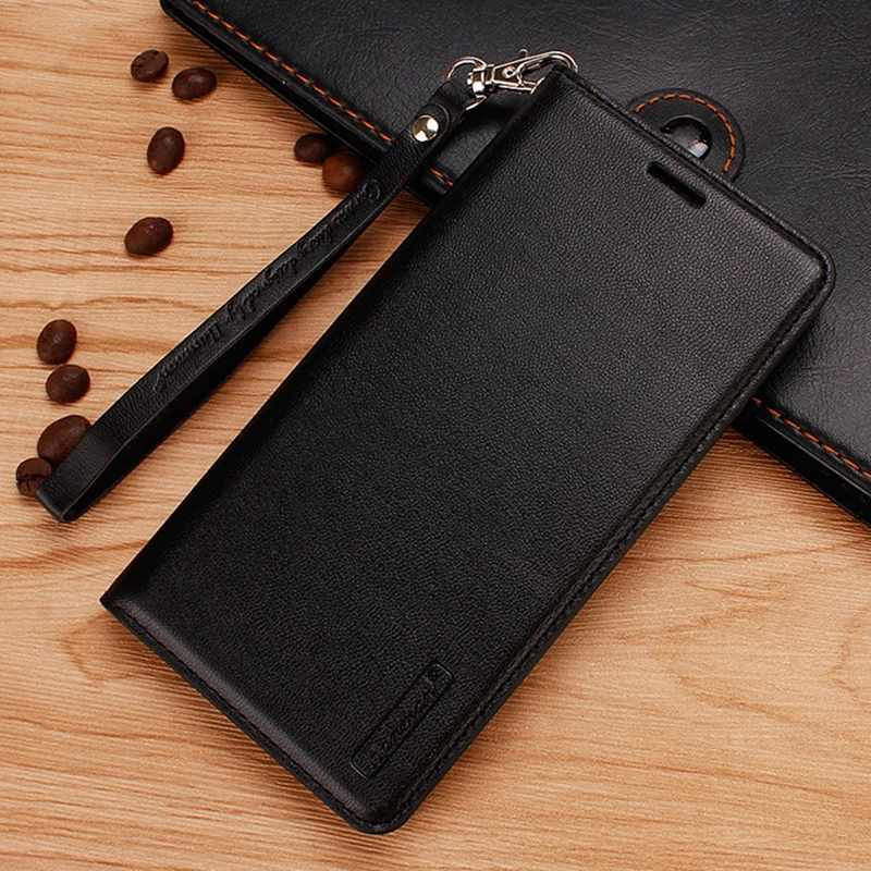 Hanman Minor Flip Leather Case For Vivo V15 Pro Business Hang Rope Series Wallet Card Slot case Cover