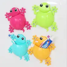 Мультяшная присоска Gecko зубная щетка настенная присоска наборы для ванной комнаты держатель зубной щетки