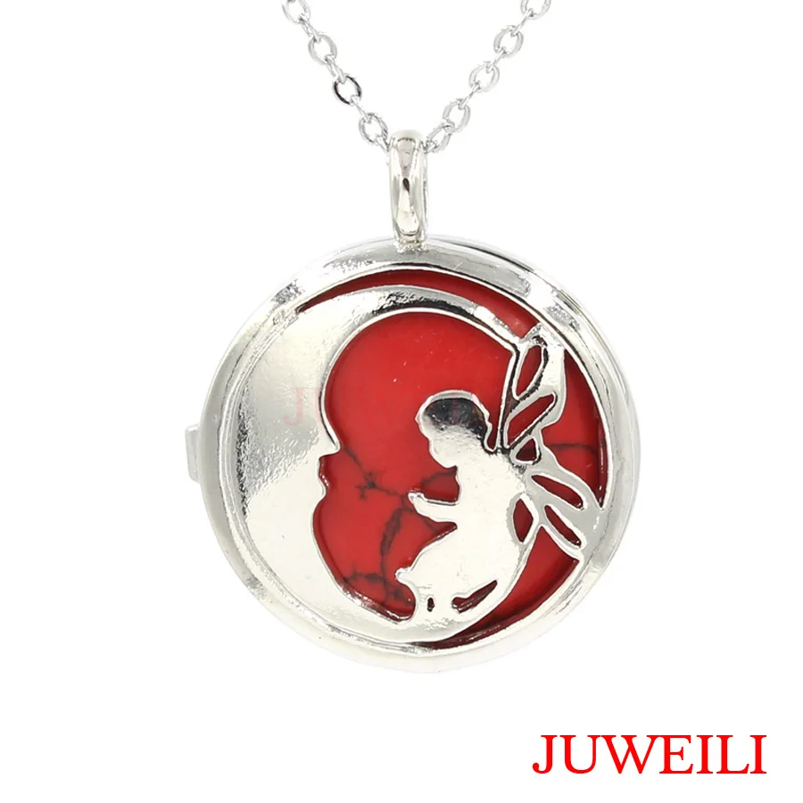 Juweili Jewelry 1x Натуральный камень круглый шарик Серебряный Цвет лунный эльф Коробки