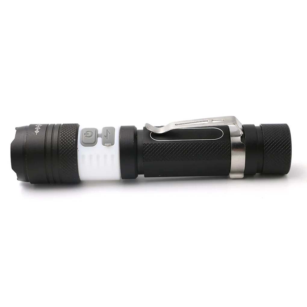 

Waterproof LED Rechargeable Flashlight with Micro USB Interface for Outdoor Activities 13.2cm * 2.5cm