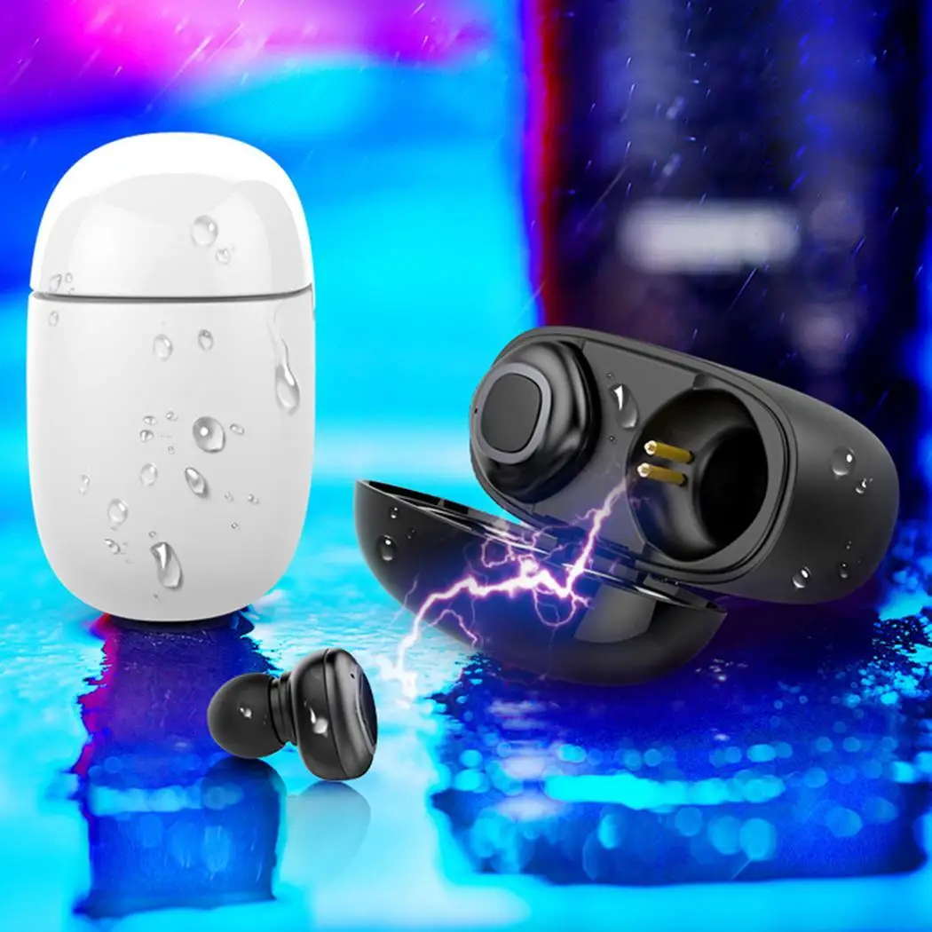 Стерео беспроводные наушники bluetooth гарнитура наушники с зарядным устройством 2,5 часов Повседневная, дорожная, наружная и т. Д. Коробка