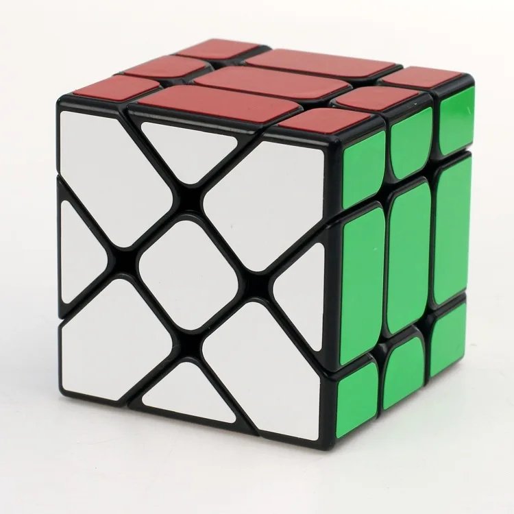 3x3x3 Yongjun квадратный король Фишер магические кубики косой пластиковый скоростной Магический кубик головоломка кубики обучающие и развивающие игрушки для детей