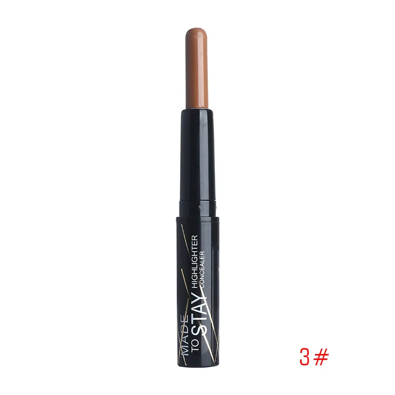 Основа для макияжа 3 цвета контурная палочка Bronzer Stick полное покрытие консилер водостойкий корректор кремового цвета Макияж 3D натуральный