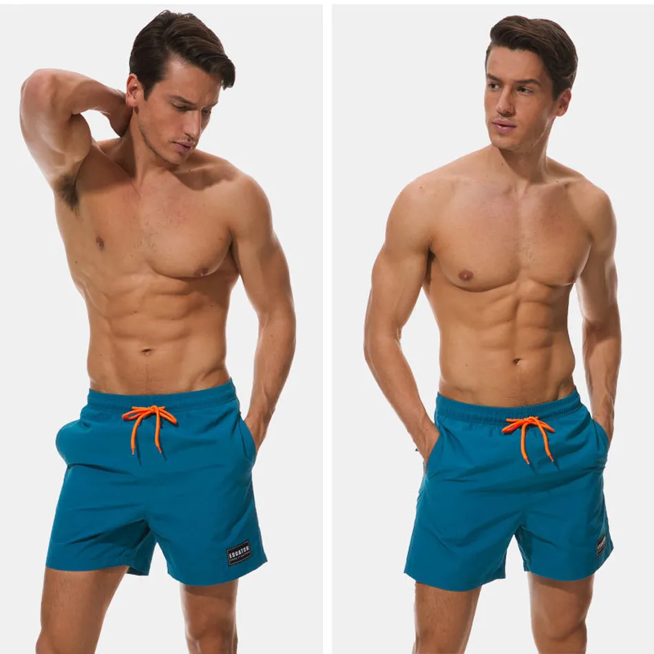 2018 stroje kąpielowe mężczyźni pływanie Trunks Mens Swim Briefs Maillot de Bain Homme strój kąpielowy Bermudy Surf Beach Wear Man Board Spodenki -