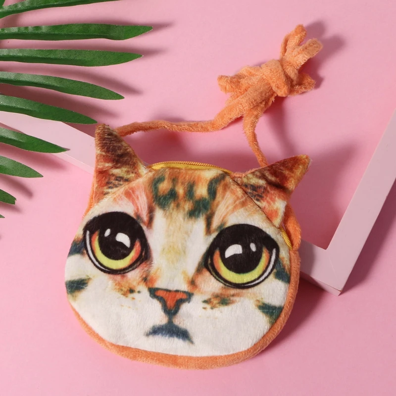 Lovely Kids Girl Small Cat Messenger Shoulder Bag Purses Crossbody Coin Pouch