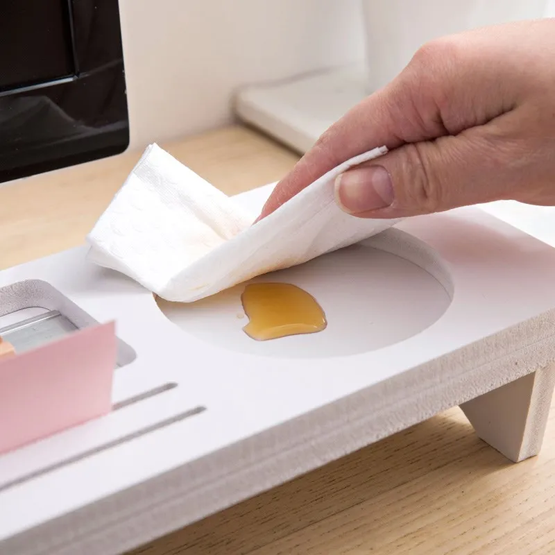  Home Office Desk Organizer Desktop Storage Holder Multifunction Keyboard Cover Office Accessories S