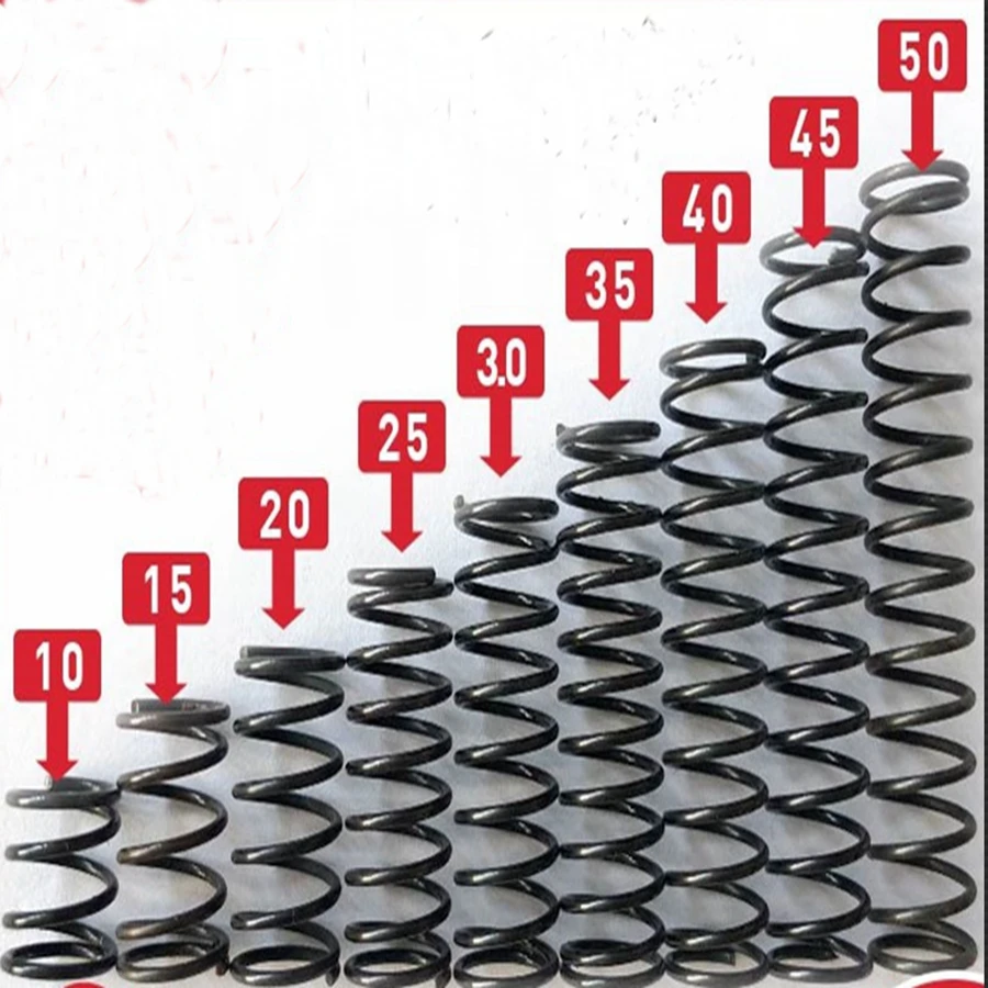 10 шт. Пружина сжатия 0,5 мм диаметр проволоки 3 мм наружный диаметр пружины Длина 5-50 мм пружина