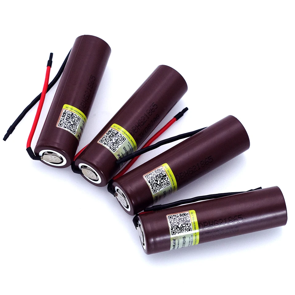 Liitokala HG2 18650 3000mAh аккумуляторная батарея 18650HG2 3,6 V разряда 20A, выделенные батареи+ DIY Силикагель кабель