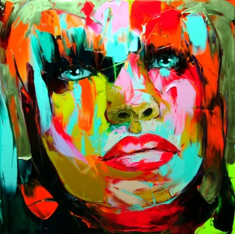 figures abstract painting
