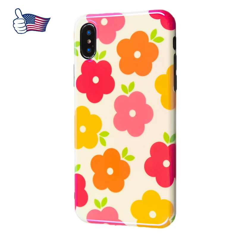Роскошный Глянцевый лазерный Мягкий силиконовый чехол для Apple iPhone X 10 XS Max XR 7 8 Plus 6s