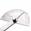 0-180 Degree Angle Ruler Adjustable Round Head Rotary Protractor Angle Finder Stainless Steel Measuring Tool ► Photo 1/6