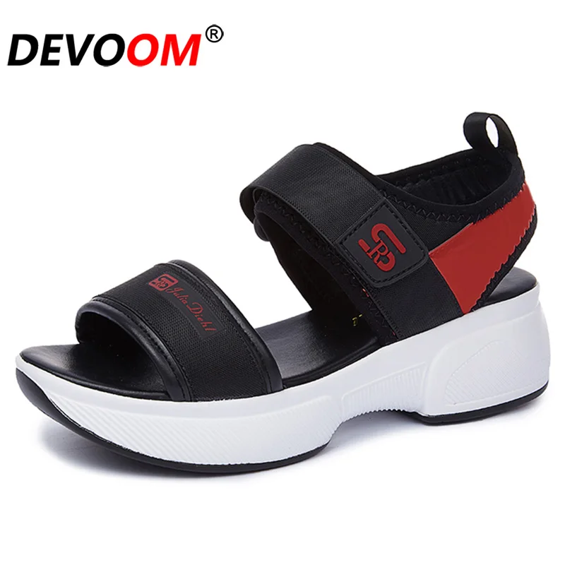

New Outdoor Trekking Sandals Sports Shoes Woman Shoes Beach Sponge Cake Thick Bottom Rocking Shoes For Women Sneakers Sandalias