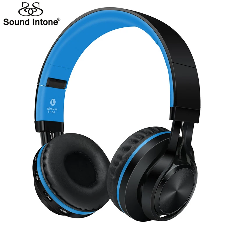 Sound Intone Stereo Headsets Universal Wireless Bluetooth Headphones with Mic Support TF Card FM Radio for All Smartphone Sound Intone Stereo Headsets Universal Wireless Bluetooth Headphones with Mic Support TF Card FM Radio for All Smartphone