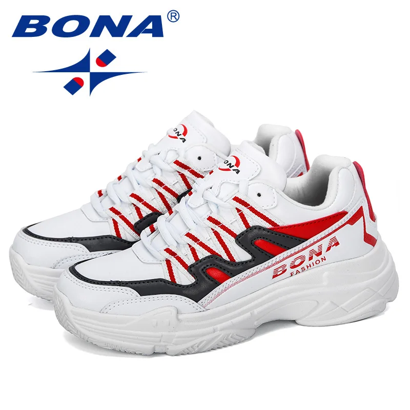 Online BONA 2019 Neue Designer Frauen Wanderschuhe Im Freien Turnschuhe Dämpfung Höhe Plattform Atmungs Mikrofaser Körbe Femme Comfy