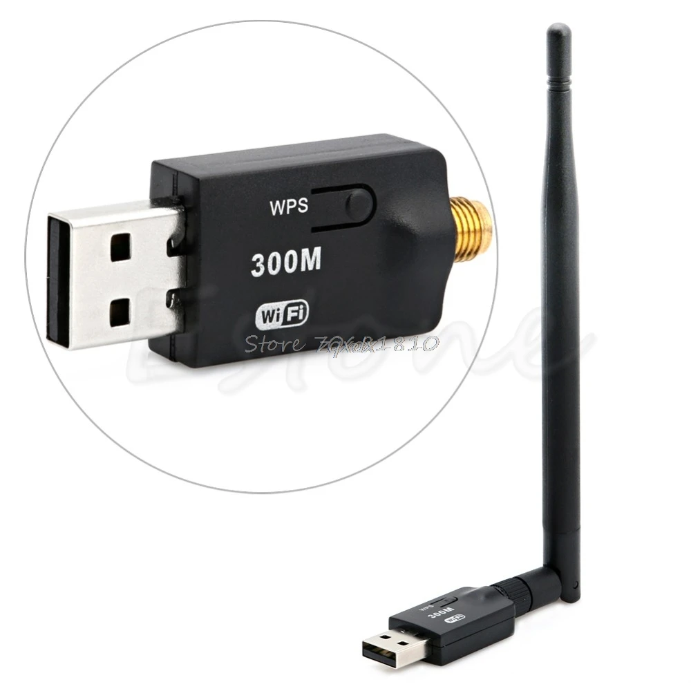 300 Мбит/с USB беспроводной Wifi адаптер Dongle LAN 802.11n/g/b интернет-сеть и Прямая поставка