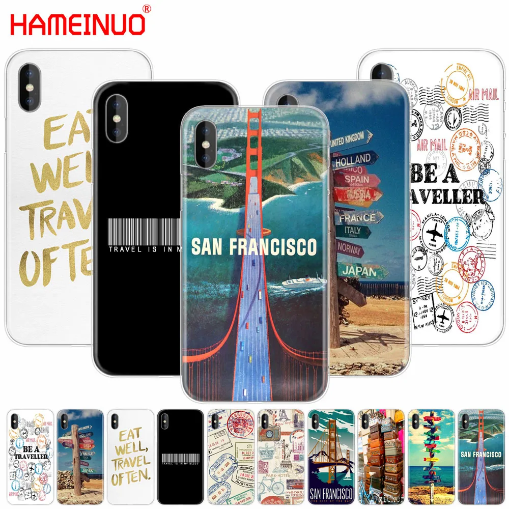 Дорожный указатель марки Сан-Франциско сотовый телефон чехол для iphone X 8 7 6 4 4s 5 5s SE