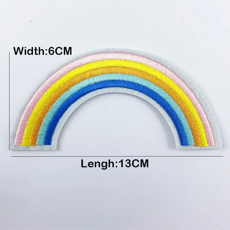rainbow patches.