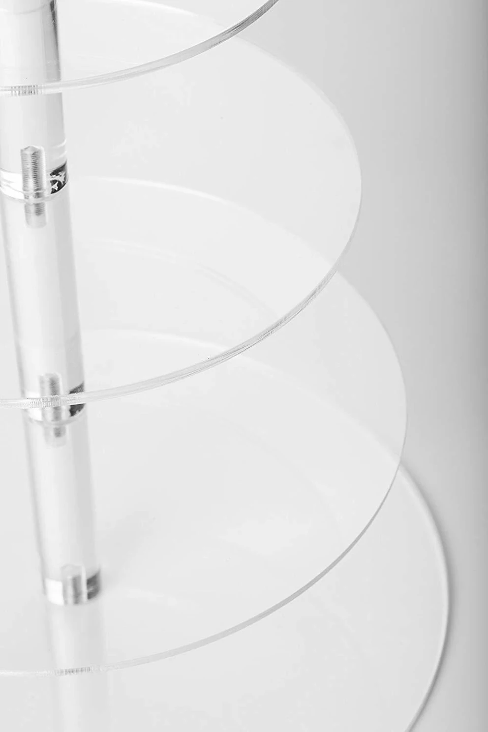 Transhome Cupake стенд прозрачный съемный акриловый стенд для пирожных Стенд Круглый держатель для кексов Свадебные украшения на день рождения