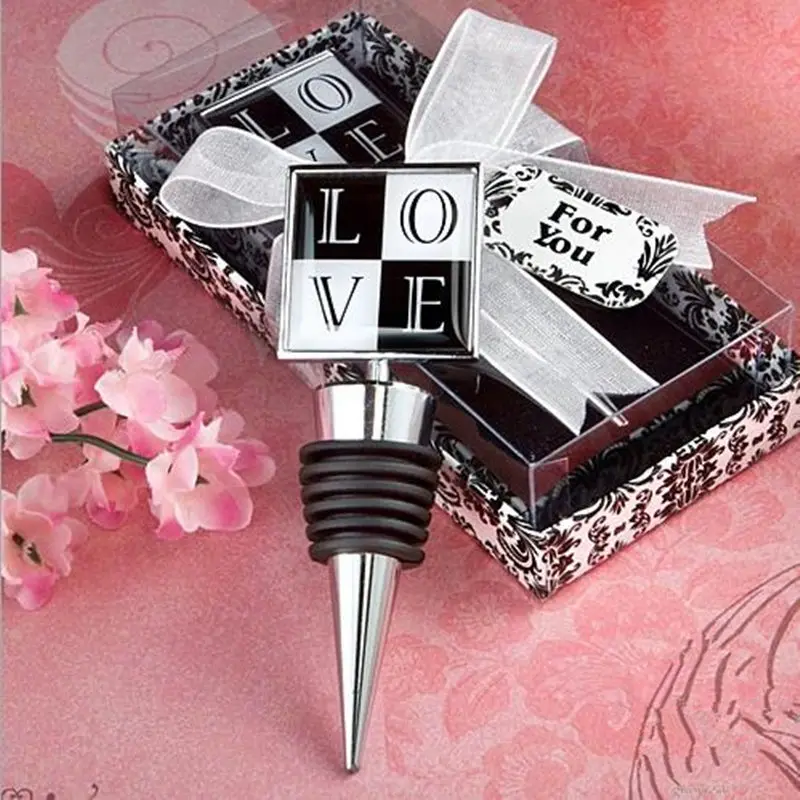 LOVE Wine Stopper Bridal Wedding Gift Letters Wine Bottle Stopper Wine