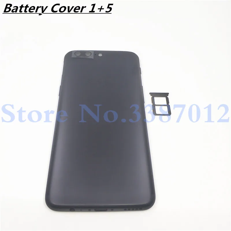 Новая Металлическая алюминиевая задняя крышка для Oneplus 5 A5000 Корпус чехол с объективом камеры+ Кнопки громкости питания+ лоток для sim-карты