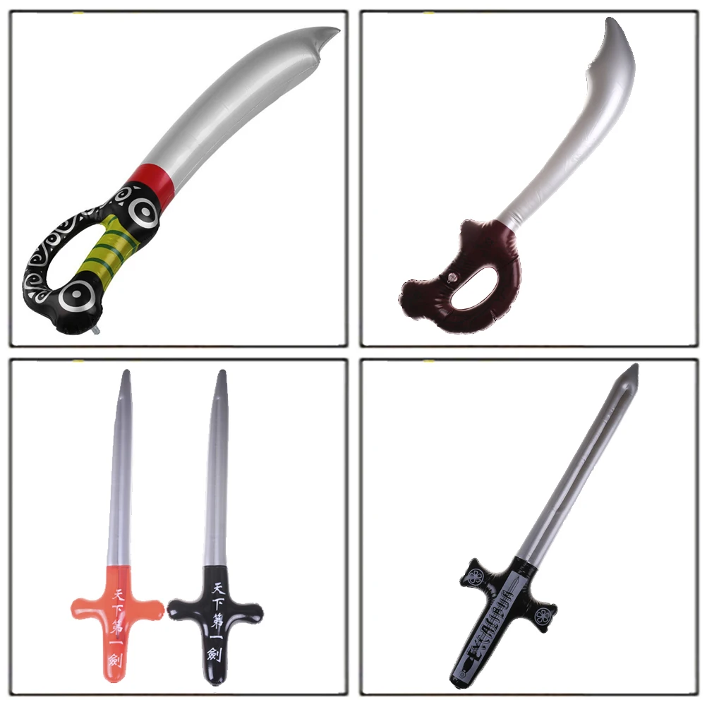 

Hot Toys Outdoor Fun game Playing Birthday Party Favors Inflatable Pirate Toy Sword Stage Props Inflated Children Cosplay