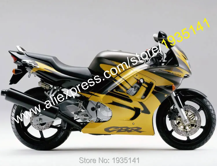 Комплект корпуса для Honda CBR600 F3 1998 CBR600F3 97 98 CBR 600F3 желтый черный обтекатель
