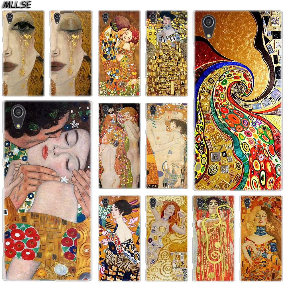 

MLLSE The Kiss by Gustav Klimt Fashion Case Cover for Sony Xperia X XA XA1 XA2 Plus XA3 XZ XZ1 XZ2 XZ3 XZ4 Compact L1 L2 L3 Hot