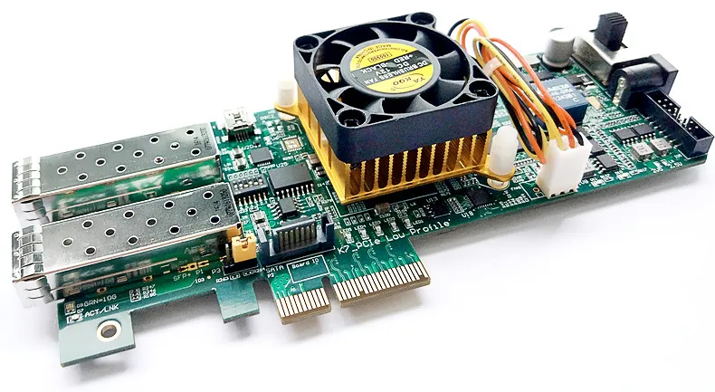 Xilinx Kintex7 FPGA макетная плата PCIe Kintex-7 FPGA XC7K325T карта с 1024 МБ DDR SDRAM 10 Гб Ethernet гигабитная сеть