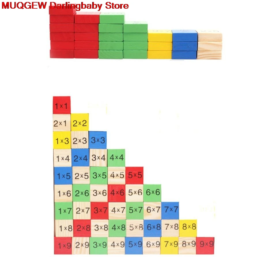 math toys multiplication table 9 9 figure blocks education fun funny multiplication table of 9