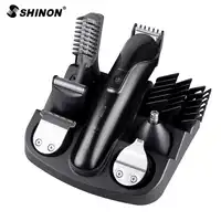 SHINON Professional Hair Trimmer 6 In 1 Hair Clipper Shaver Sets Electric Shaver Beard Trimmer Hair Cutting Machine