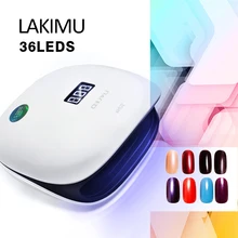 Lakimu новейший умный SUN-4 светодиодный сушка ногтей машина для отверждения гель-лака УФ-свет светодиодный светильник Сушилка для ногтей инструменты для искусства
