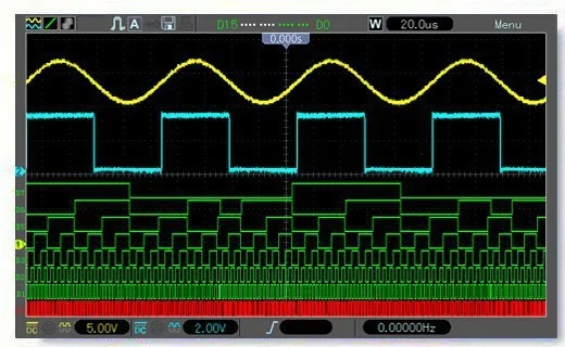 Hantek mso7302blg 3 em 1 osciloscópio de