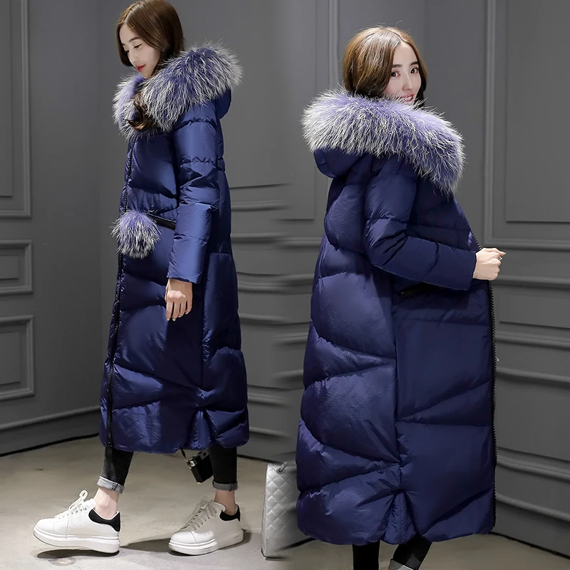 Aliexpress.com : Buy Women down jacket coat female ultra long over the ...
