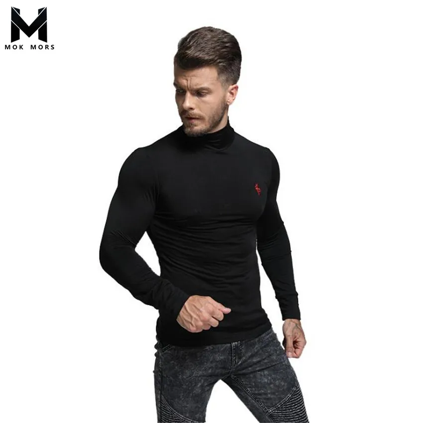 

Men's New Slim High Collar Long Sleeve Men's Hoodies Fashion High Street Casual Jogger Gyms Fitness Men Hoodies Sweatshirts