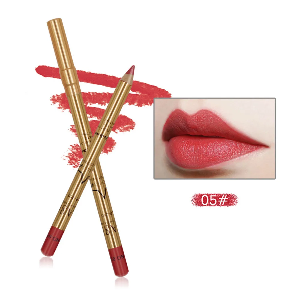 IMAGIC/Карандаш для губ IMAGIC Metal women Lasting Lipliner Водостойкий карандаш для губ 8 цветов td0320 Прямая поставка - Цвет: E