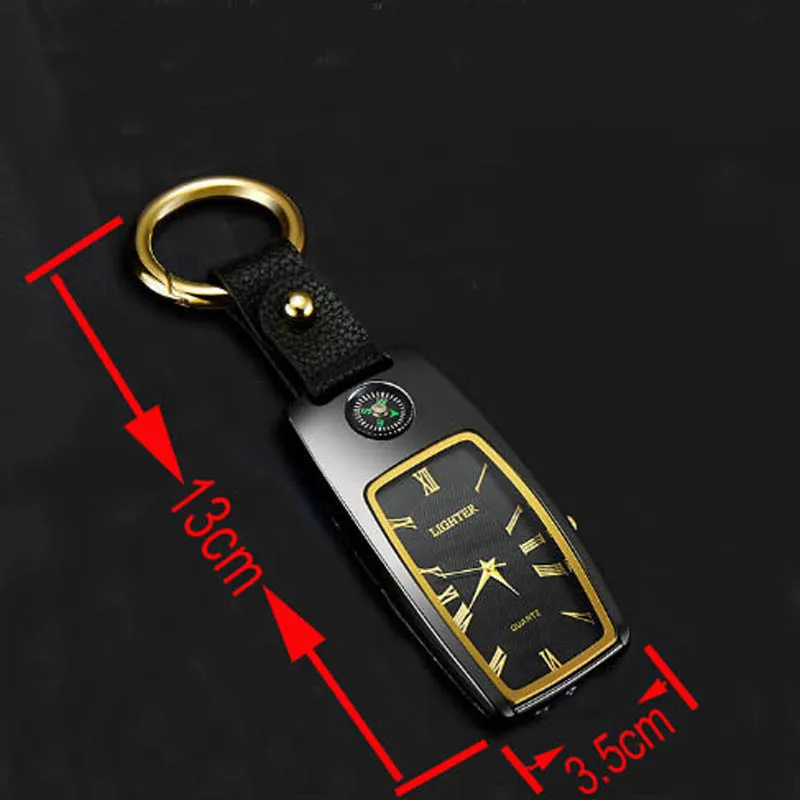 Multifunctional watch USB cigarette lighter flashlight