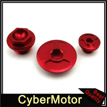

CNC Engine Timing Oil Filter Plugs For Honda XR250 Baja Motard TRX400EX TRX450R/ER CRF150R CRF250R CRF450R CRF450X