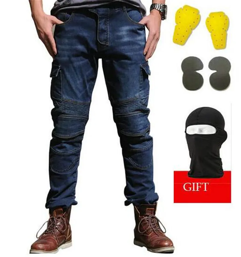 

Motorcycle Pants Men Motorbike Jeans Protective Gear Riding Touring Motorbike Trousers Motocross Pants Pantalon Moto