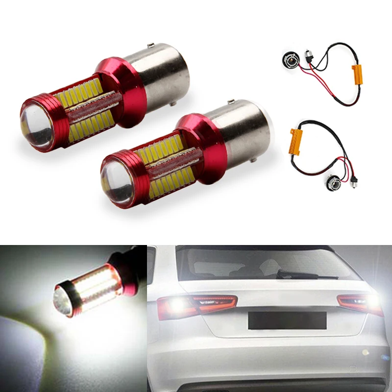2x1156 P21W Canbus без ошибок 12В для чипов Cree LED Автомобильная Лампа заднего вида AUDI S3 S4 RS4