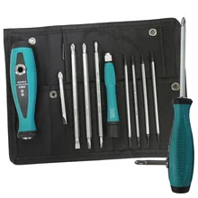 10 шт. многофункциональный Набор отверток rechet двойная головка большая/маленькая ручка универсальные инструменты для ремонта дома Отвертка Набор бит