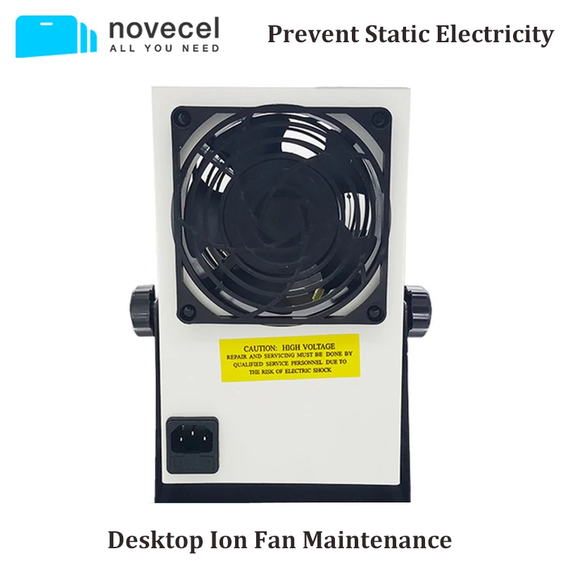 

NOVECEL Desktop Ion Fan Maintenance Dedicated Fan Ionizing Air Blower with UK Plug Cable