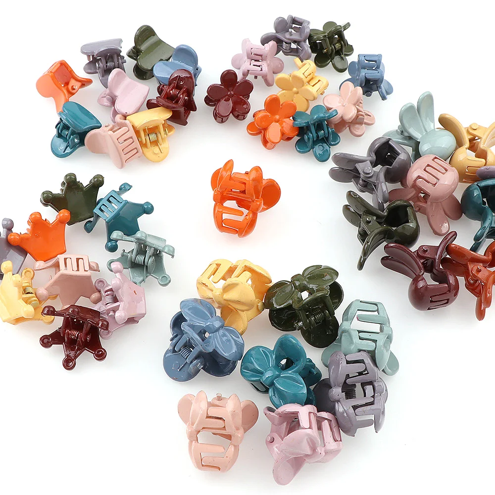 

10Pcs/set Cute Candy Colorful Sewing Craft Quilt Binding Plastic Children Garment Clips Girl DIY Hair Clothes Clips Accessories