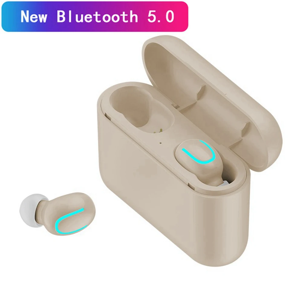 Ture беспроводные наушники HBQ Q32 Bluetooth 5,0 гарнитура с микрофоном Мини Bluetooth наушники-вкладыши беспроводные наушники PK i10 TWS гарнитура - Цвет: Complexion