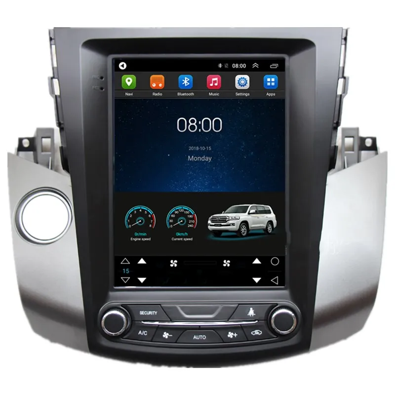 10.4\ Tesla Vertical Screen Android Car Multimedia Stereo DVD GPS Navigation for Toyota RAV4 RAV 4 2006 2007 2008 2009 2010 2011