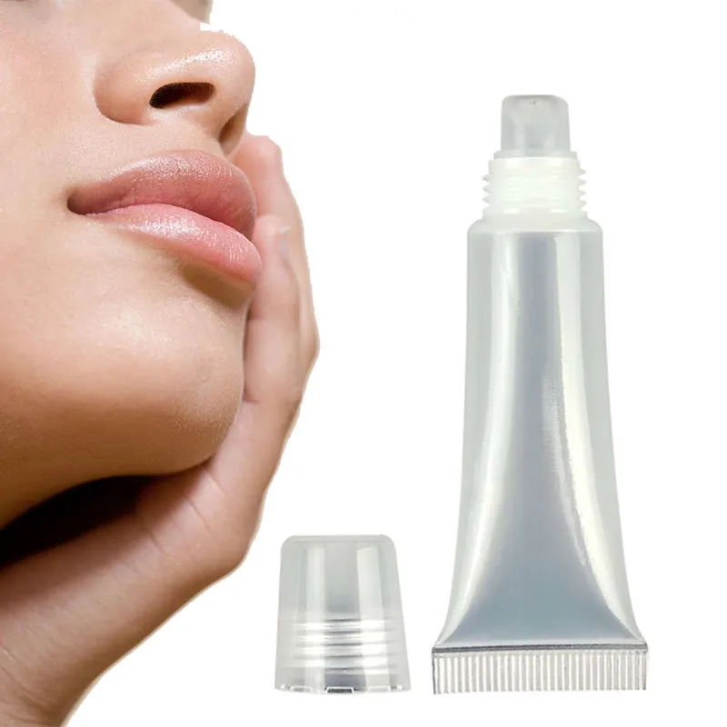 

5PCS New Refillable Bottles Empty Tubes Lip Gloss Balm Lotion Cream Empty Cosmetic Containers Beauty Makeup Tools Travel Kit