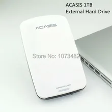 Free shipping On Sale 2.5» ACASIS Original USB2.0 HDD 1TB Mobile Hard Disk External Hard Drive 1000GB Power switch Good price