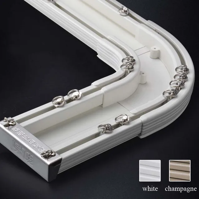 Curtain 90 Degree Corner Connector Curtain Tracks Pulley for LD1002 Curtain
